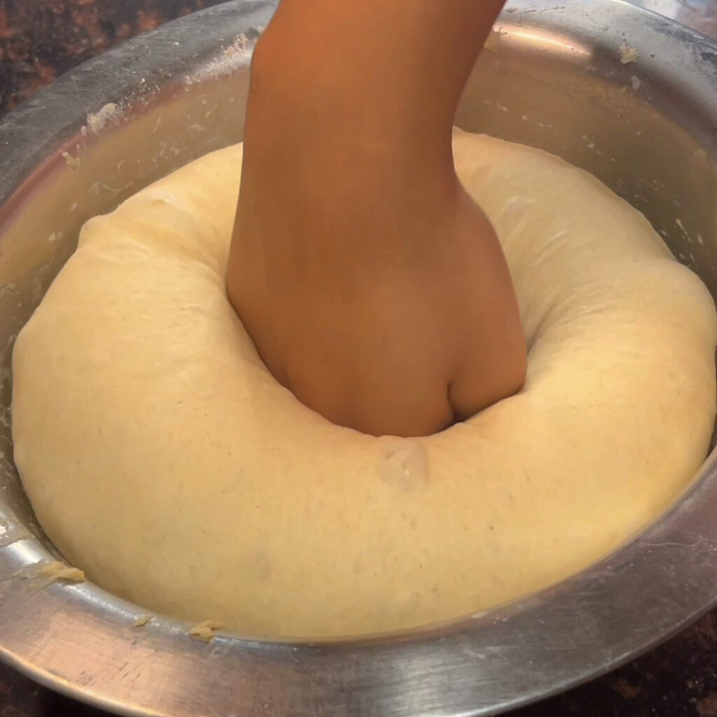 Punch the dough